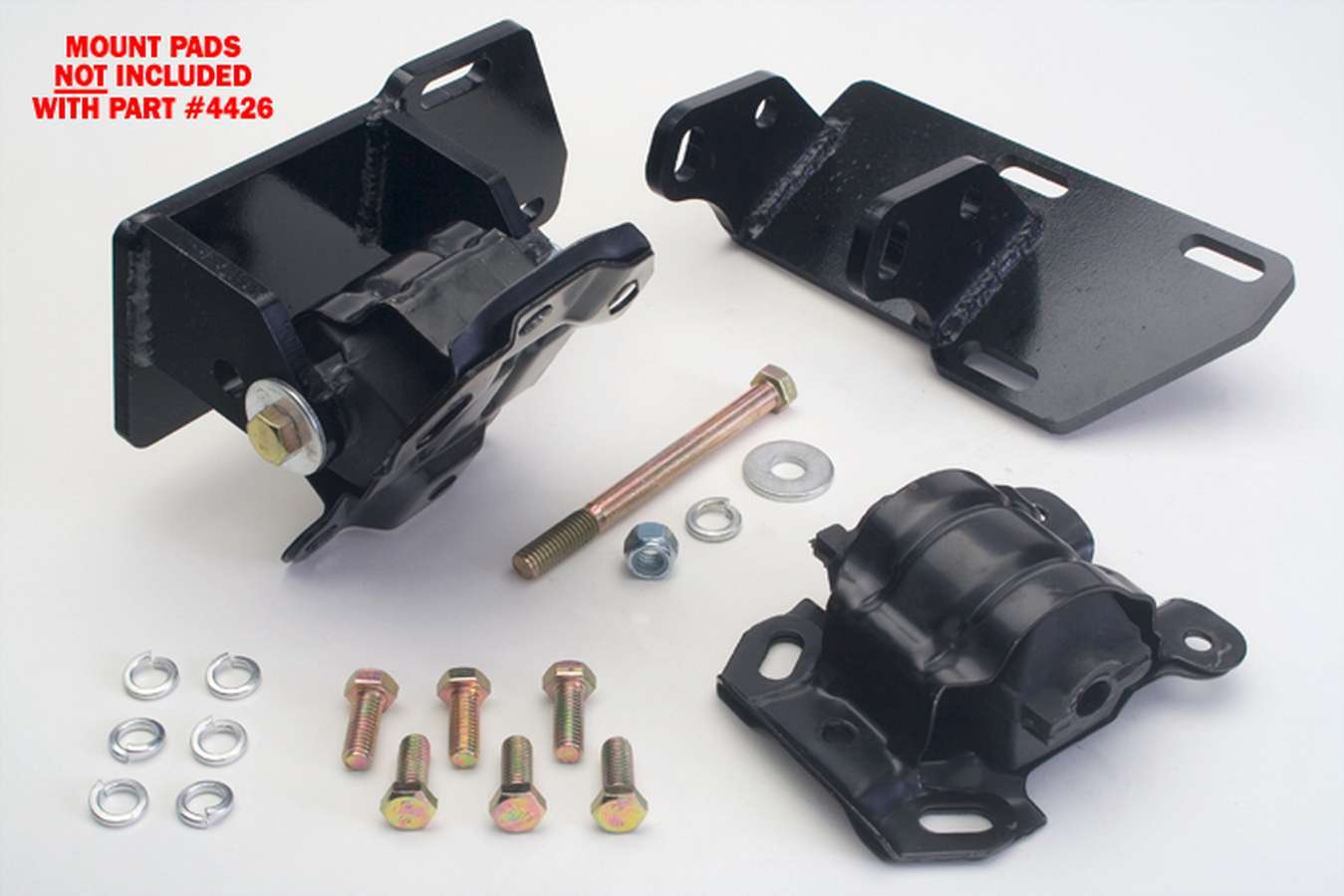 Trans-dapt TRA4426 SBC Into 4WD S-10 Conver Motor Mounts