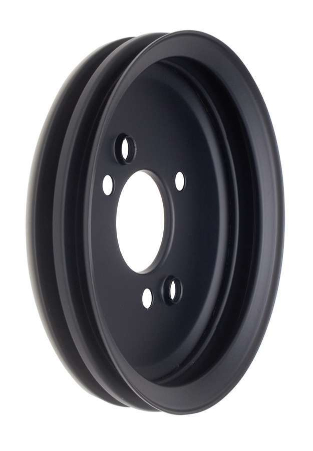 Trans-dapt TRA8616 BBC SWP Crankshaft Pulley 2 Groove Black