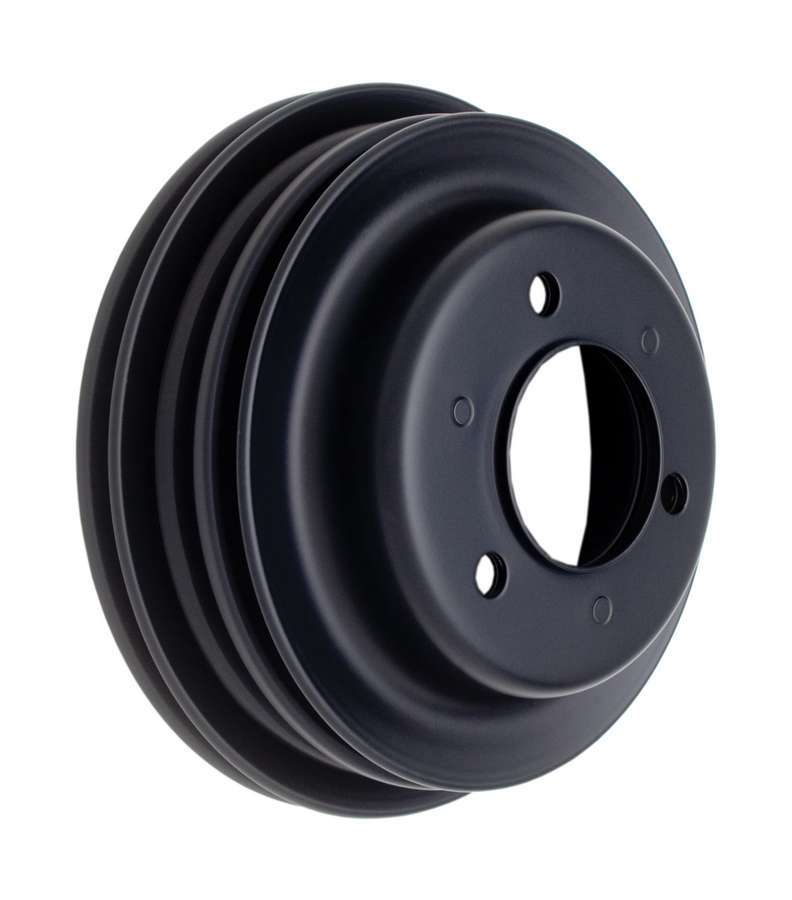 Trans-dapt TRA8624 BBC LWP Crankshaft Pulley 3 Groove Black