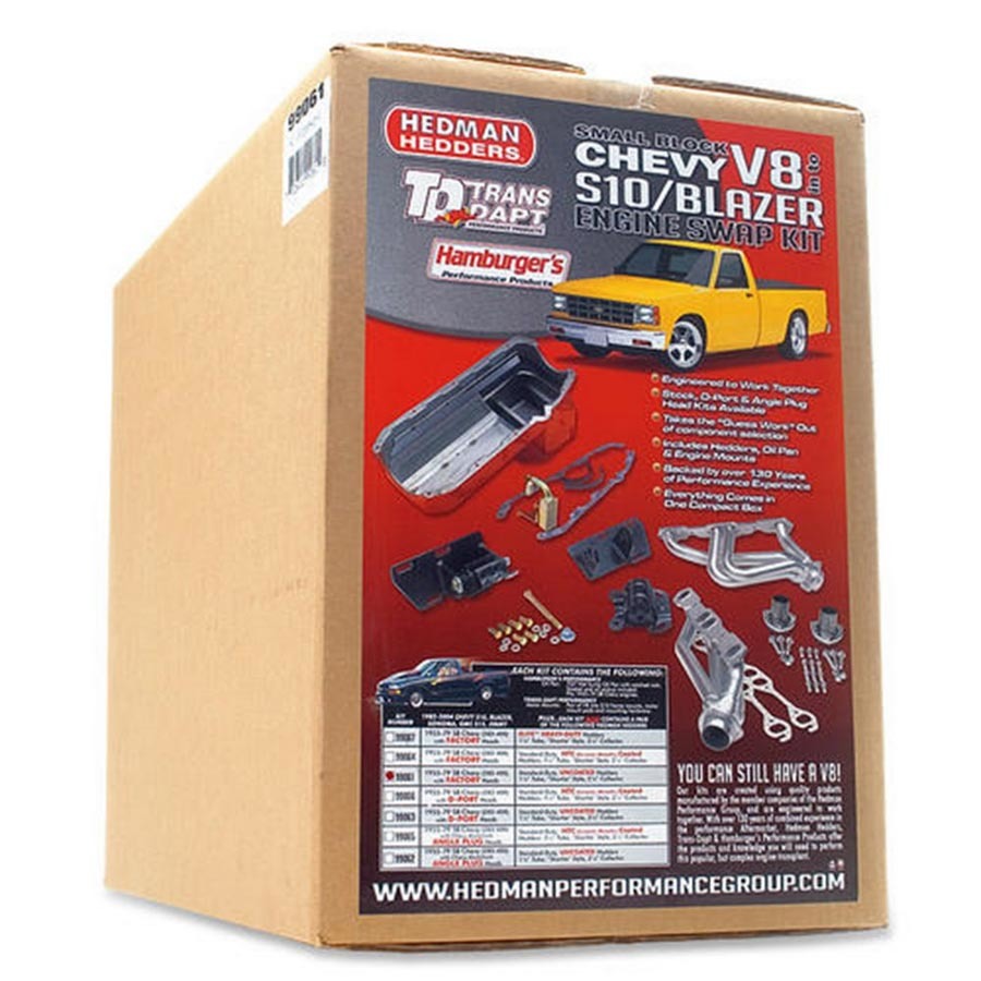 Trans-dapt TRA99061 S10 Swap-In-A-Box Kit Complete V8