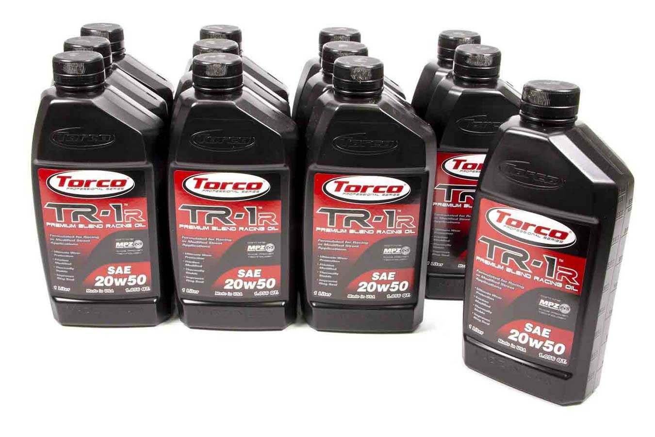 Torco TRCA142050C TR-1 Racing Oil 20w50 Case/12-1 Liter