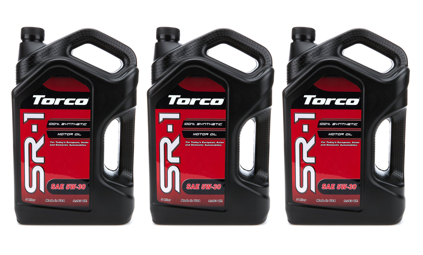 Torco TRCA160530L SR-1 Synthetic Oil 5w30 Case 3 x 5 Liter Bottles