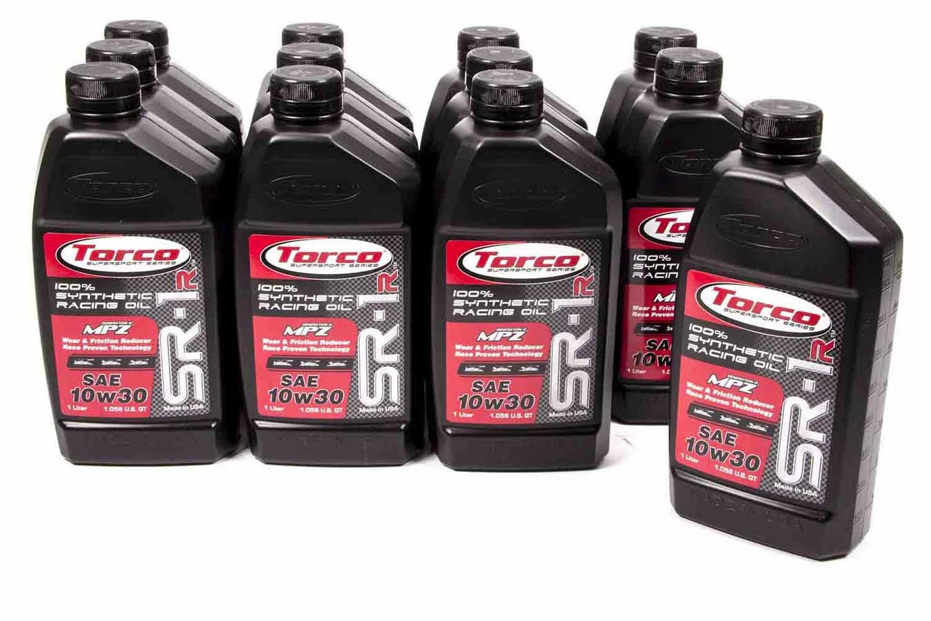 Torco TRCA161033C SR-1 Synthetic Oil 10w30 Case/12