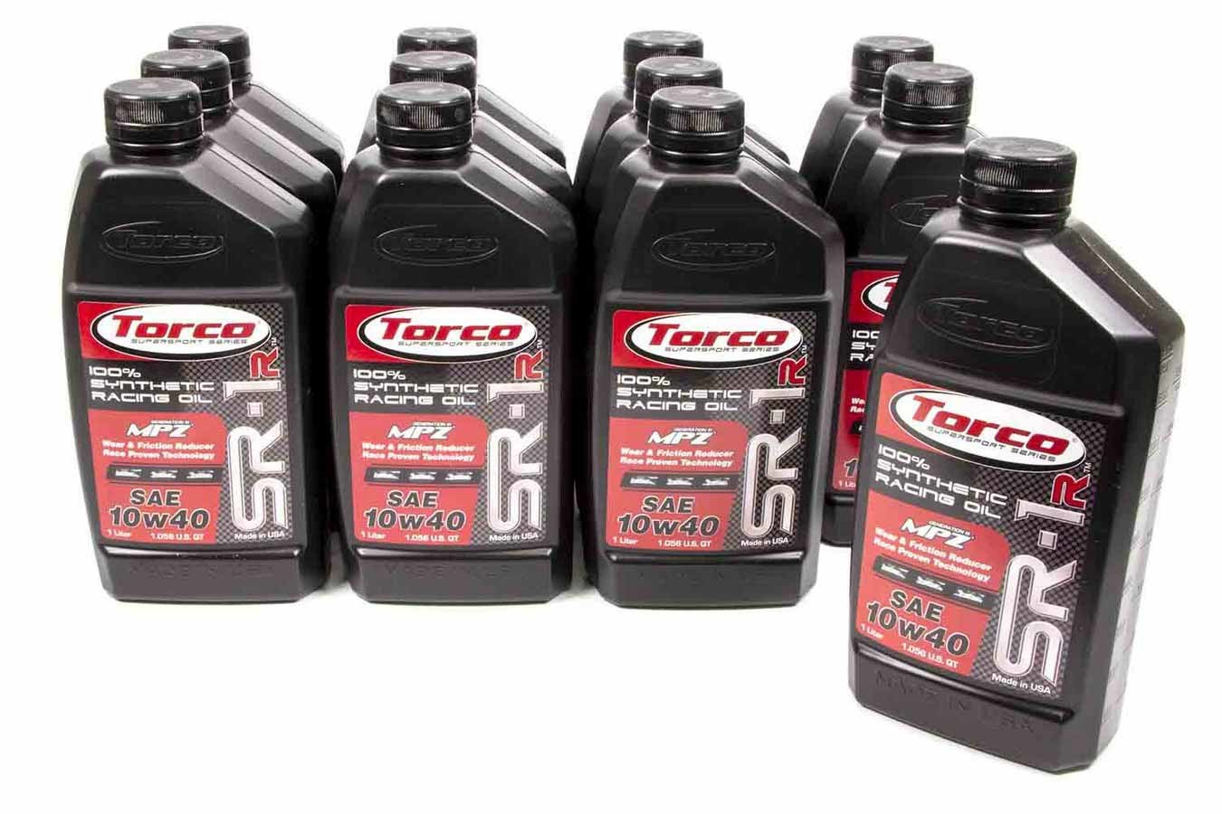 Torco TRCA161044C SR-1 Synthetic Oil 10w40 Case/12