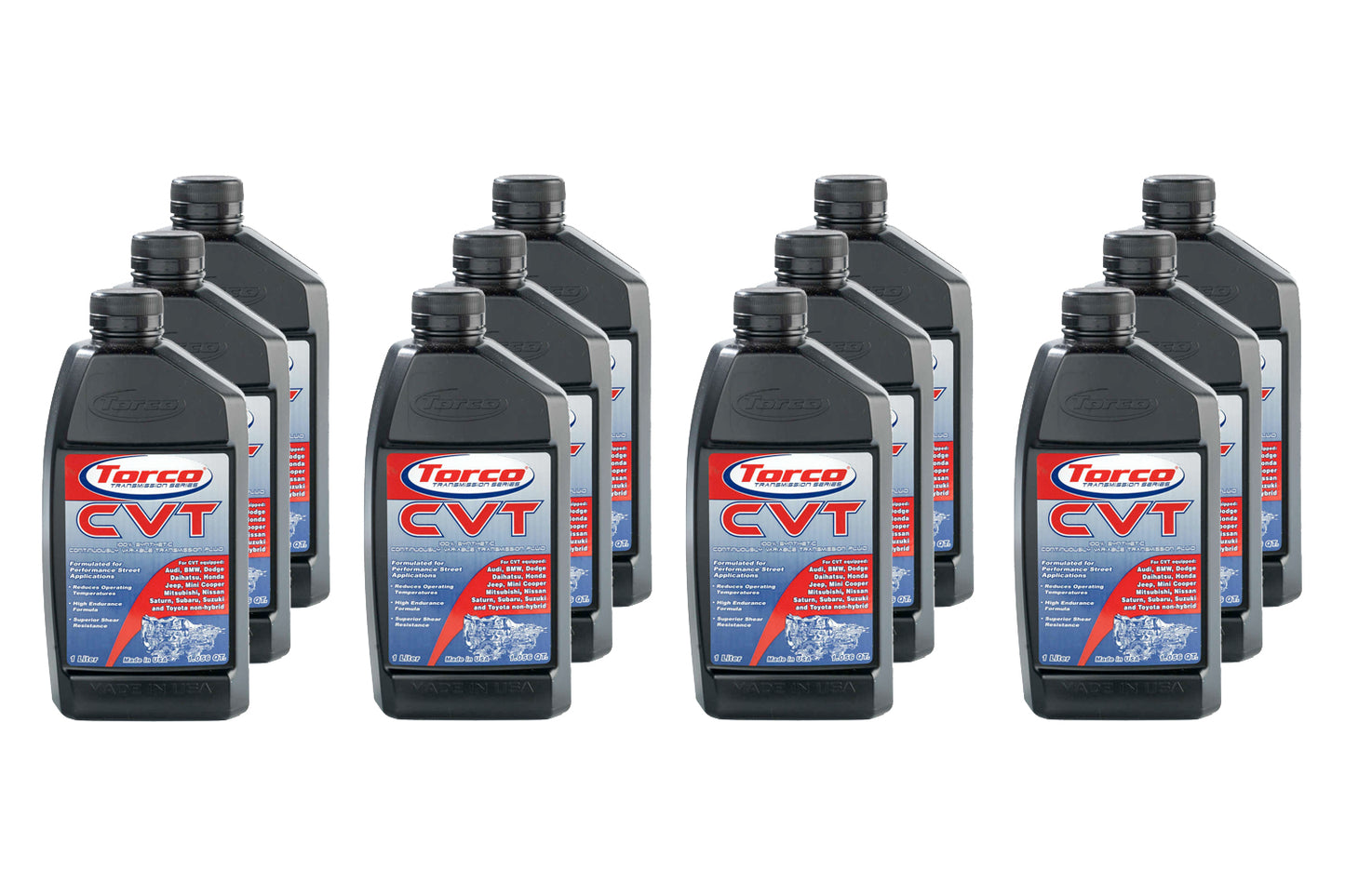 Torco TRCA220070C CVT Transmission Fluid Case 12x1-Liter