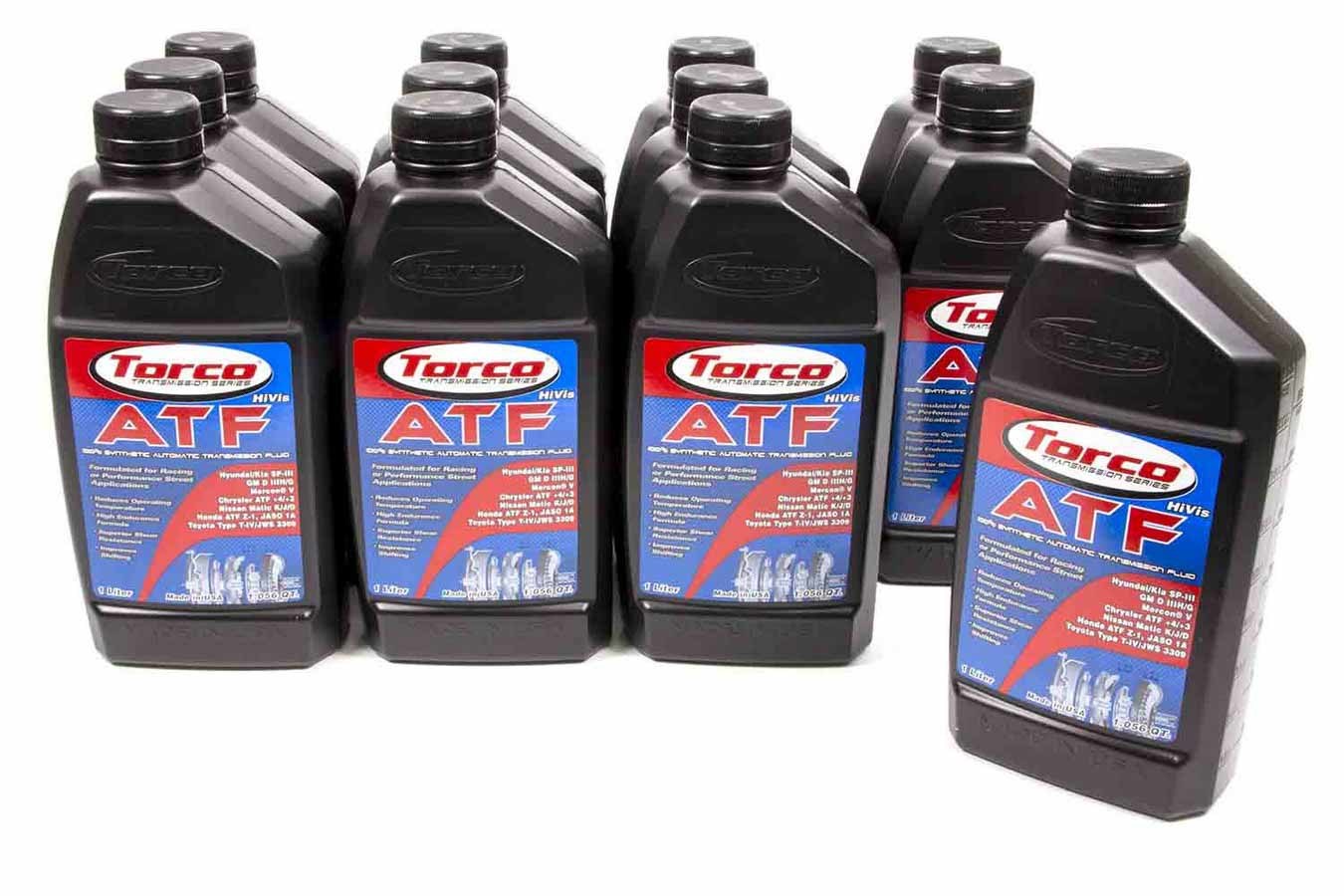 Torco TRCA220085C ATF HiVis Synthetic Auto Trans Fluid Case/12