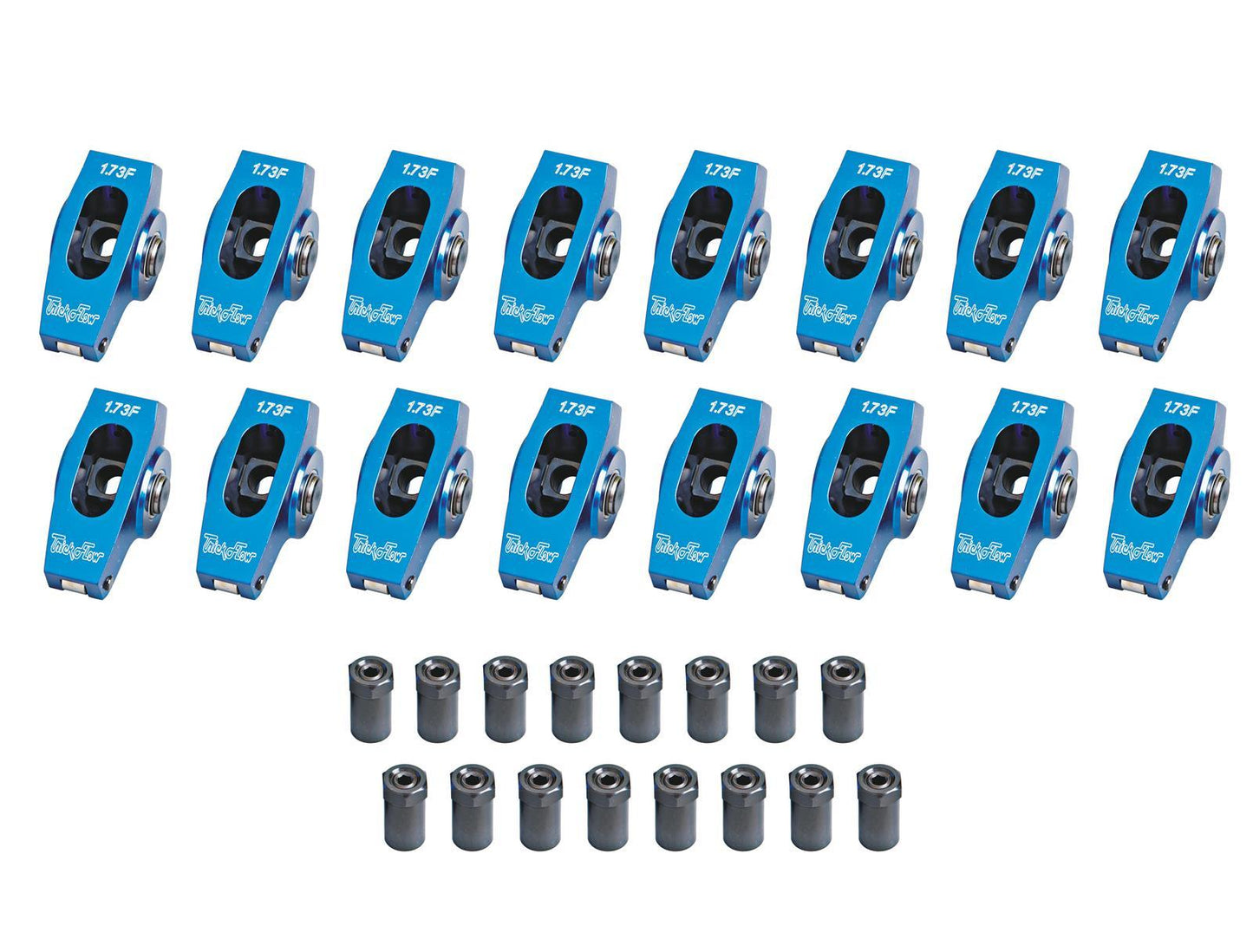 Trick Flow TRFTFS-53400621 BBF Roller Rocker Arm Set 1.73 Ratio 7/16 Stud