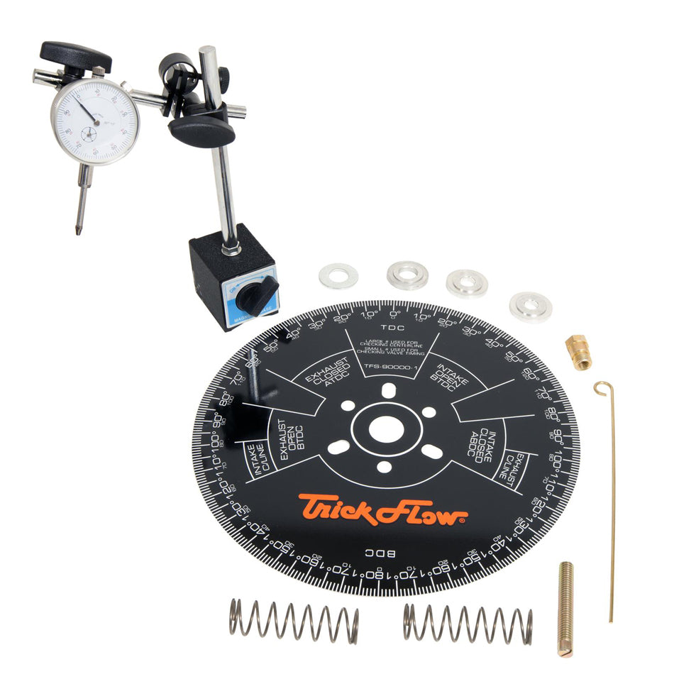 Trick Flow TRFTFS-90000-16 Camshaft Degree Kit w/11in Dia. Wheel
