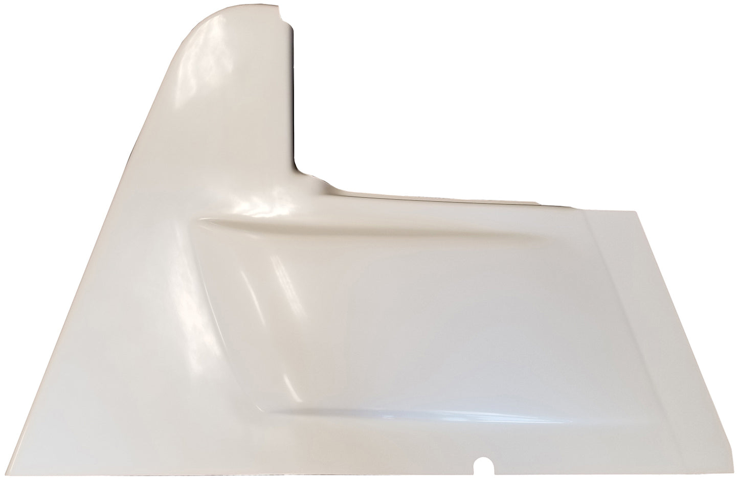 Triple X Race Components TXRSC-BW-1956 Right Arm Guard Wedge Style For WoO Bars White