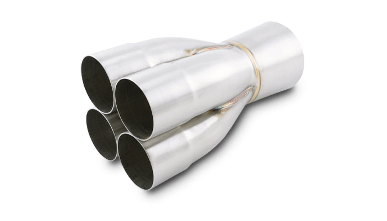 Vibrant Performance VIB10324 4-1 Merge Collector 2.5in Inlet ID 4in Out