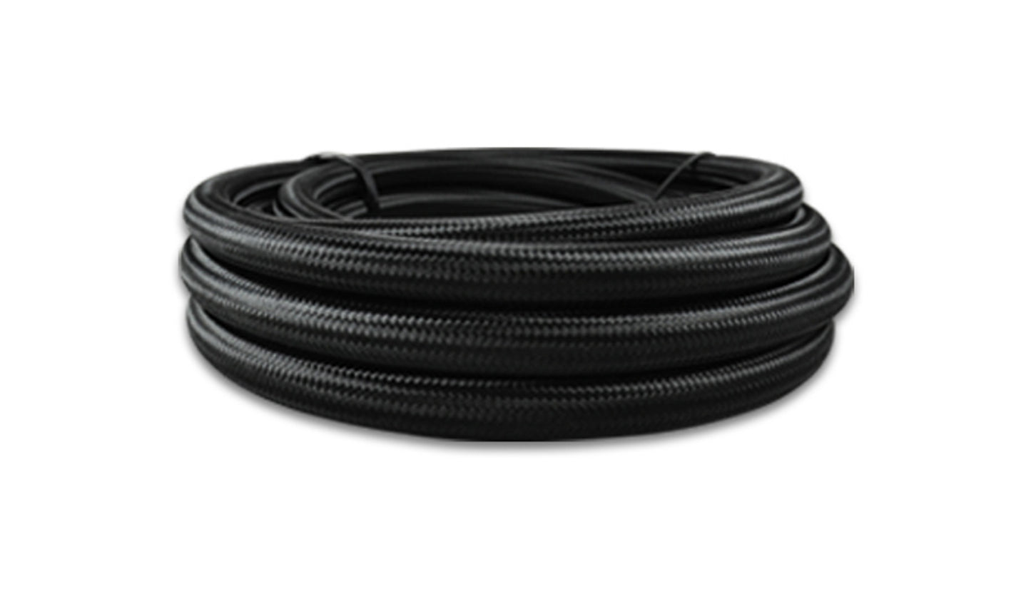 Vibrant Performance VIB18982 20ft Roll Black Nylon Braided Flex Hose