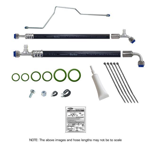 Vintage Air VIN526673 62-67 Chevy Nova Hose Kit 134a