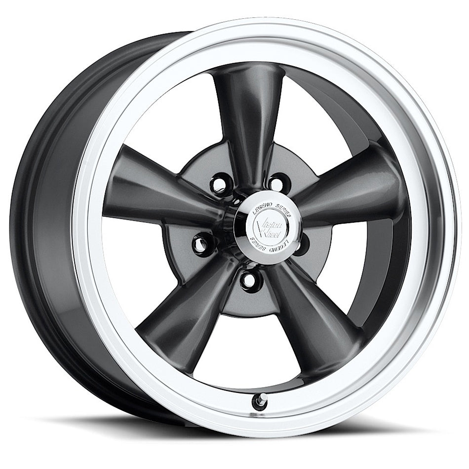 Vision Wheel VIS141H5861GM0 Wheel 15X8 5-4.75 Gunmet al Legend 5