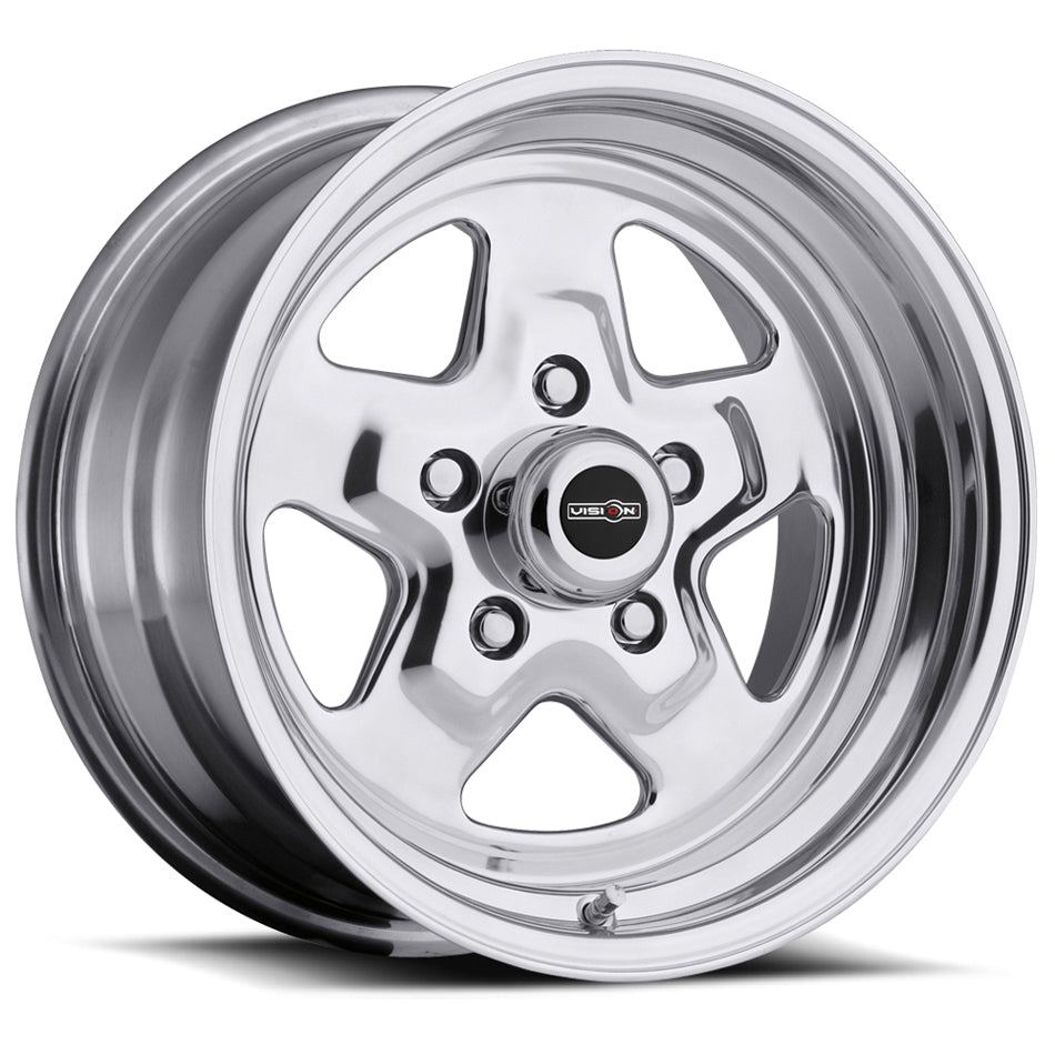 Vision Wheel VIS521H5461P-19 Wheel 15X4 5-120.65/4.75 Polishedl Vision Nitro