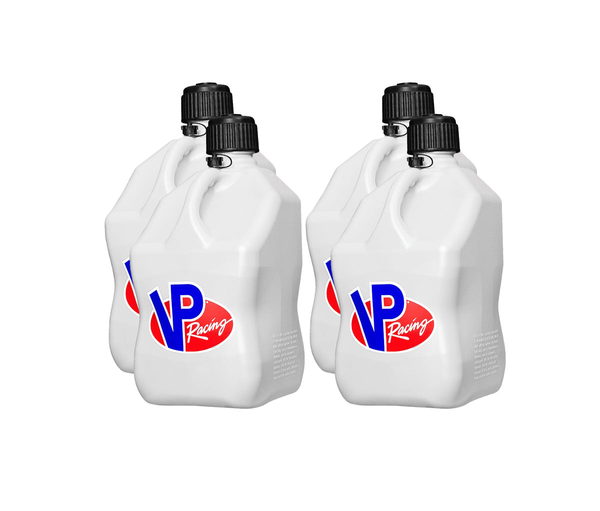 Vp Racing VPF3522-CA-CASE Motorsports Jug 5.5 Gal White Square (Case 4)