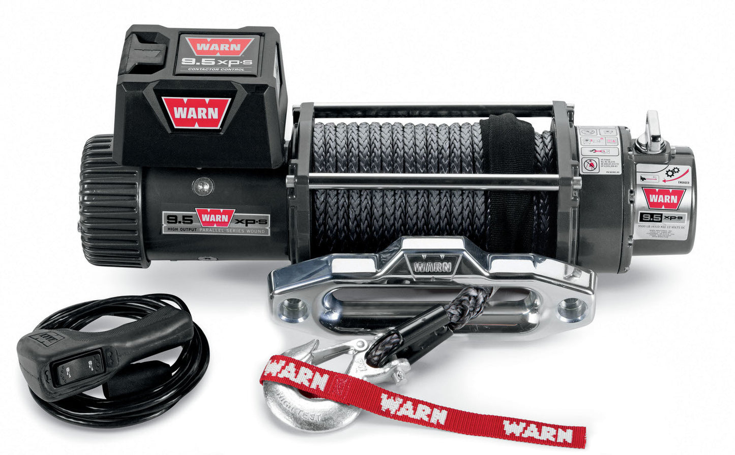 Warn WAR87310 9.5XP-S Winch 9500# With Synthetic Rope