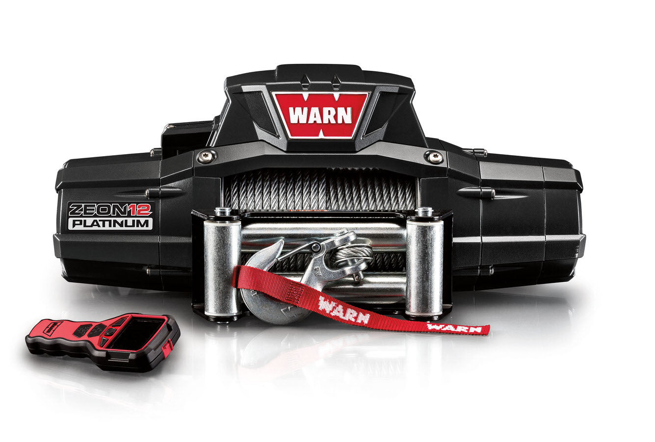 Warn WAR92820 ZEON 12 Platinum 12000lb Winch w/Wire Rope Roller