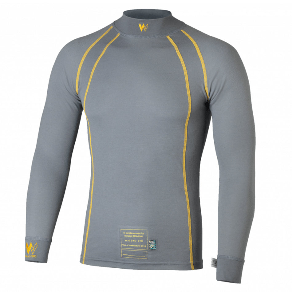 Walero WBL400017CGXXXL Base Layer Top XXX-Large SFI3.3 & FIA Cool Grey
