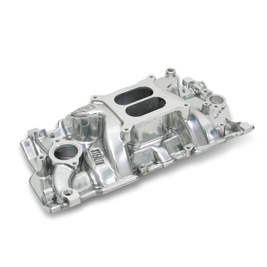 Weiand WEI8150P SBC Speed Warrior Manifold Polished