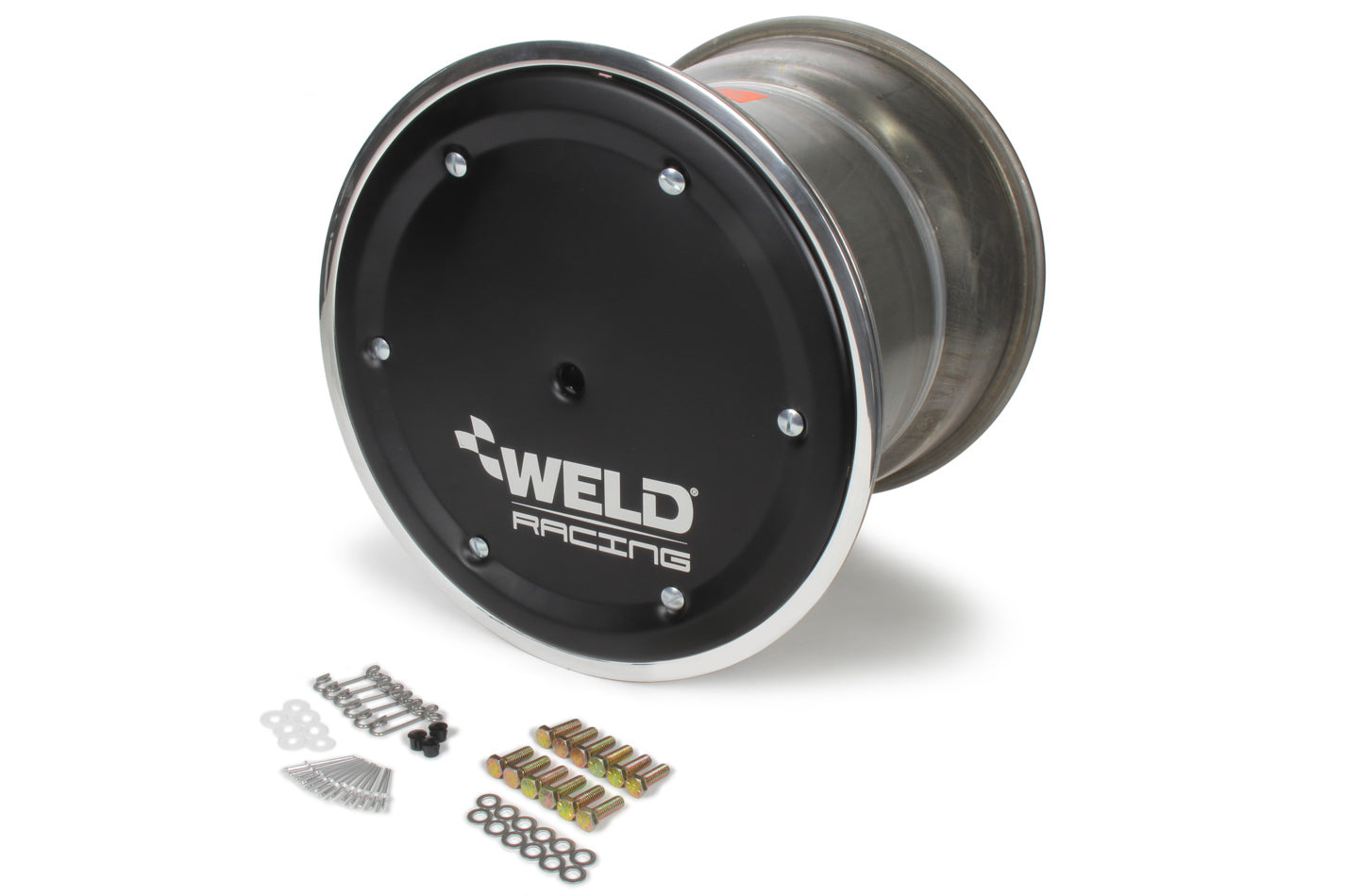 Weld Racing WEL559-5455BC-6 15 X 14 Wide 5 XL 5in BS Bead-Loc w/Black Cover