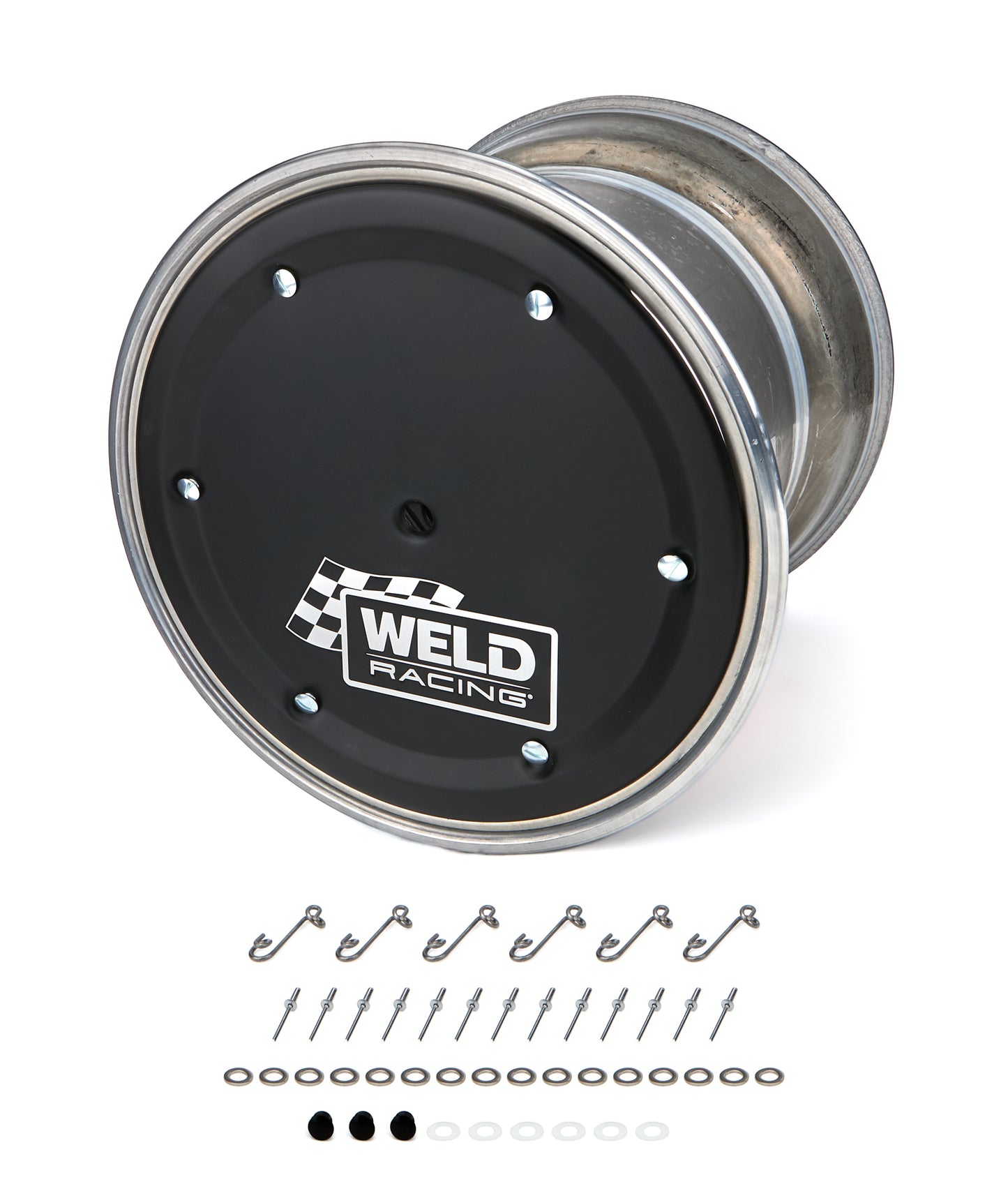 Weld Racing WEL559-5465BC-6 15x14 Wide 5 XL 5in BS w/Inner B/L & Outer Cvr