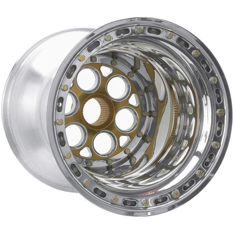 Weld Racing WEL735-51757-6 15x17 42 Spline 7in BS Bead-Loc w/Cover