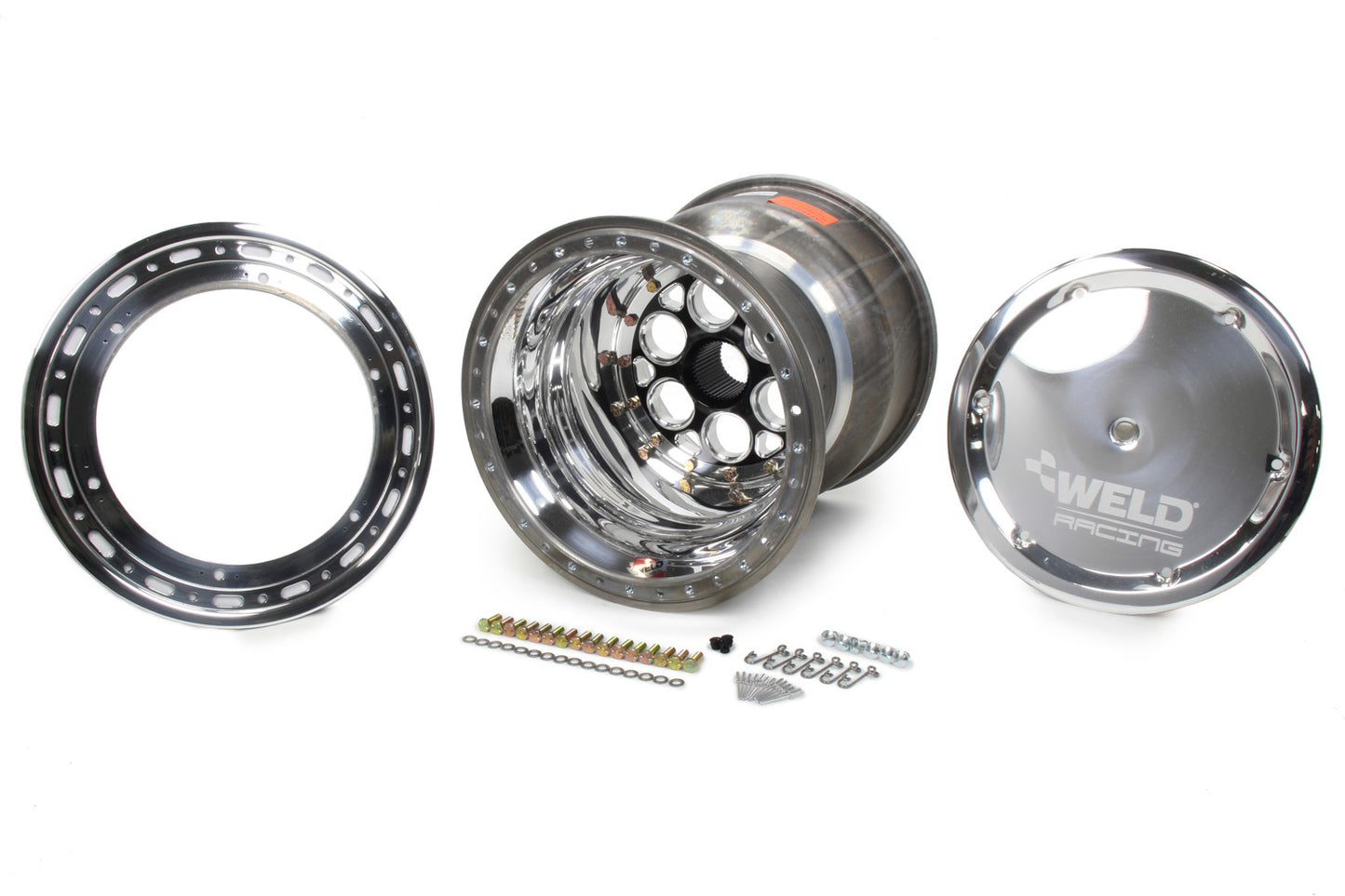 Weld Racing WEL735B-51857-6 15x18 42 Spline 7in BS Bead-Loc w/Cover