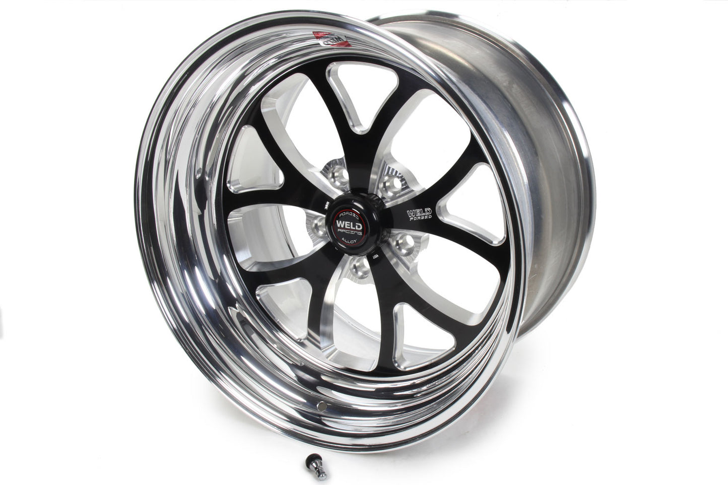 Weld Racing WEL76LB8105B57A 18x10.5 RT-S S76 Wheel 5x475 BC 5.7in BS Black