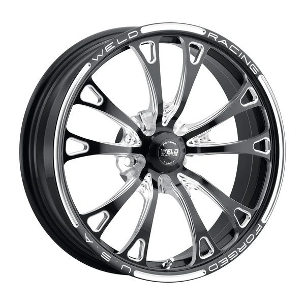 Weld Racing WEL784C-1704204-B V-Series Frnt Drag Wheel 1-PC 17 x 4.5 5X4.5 BC