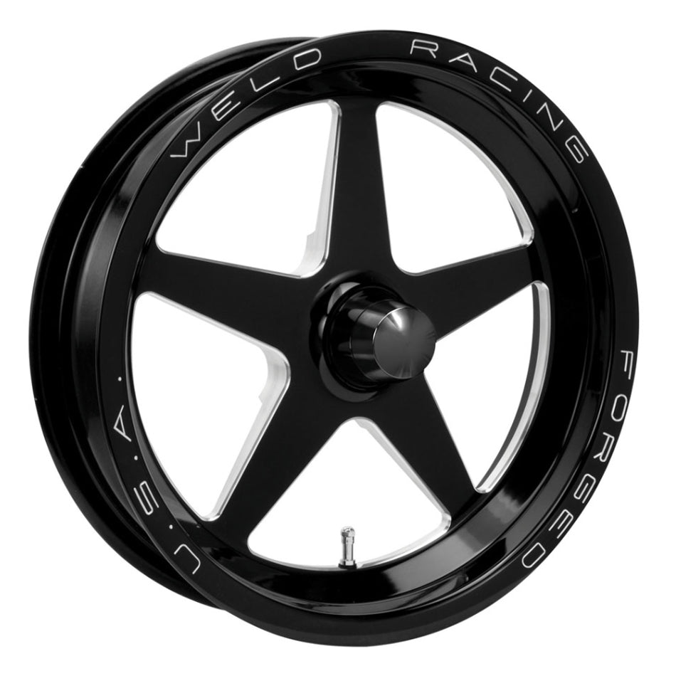Weld Racing WEL88B-15001 15x3.5 Aluma Star 2.0 Strange Spndle Mnt Blk