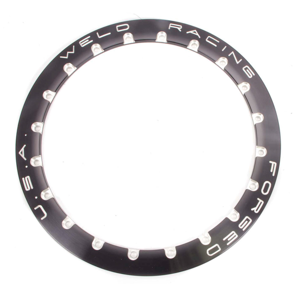 Weld Racing WELP650-5179B Beadloc Ring - Black 20-Hole For 15in Wheel