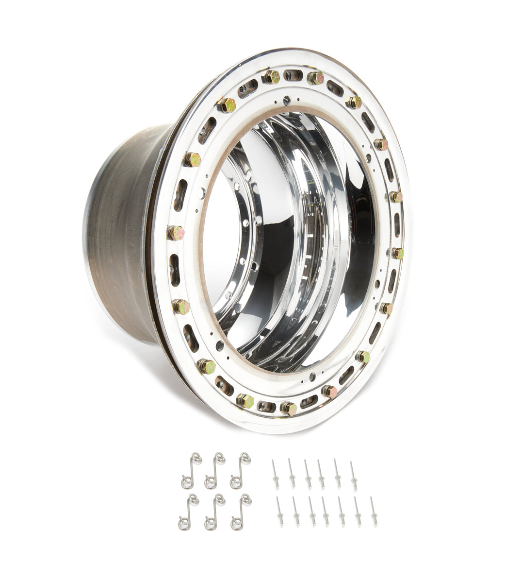 Weld Racing WELP857-5844-6 15X8.25 Sprint Outer Rim Half Bead-Loc w/ 6-DZUZ