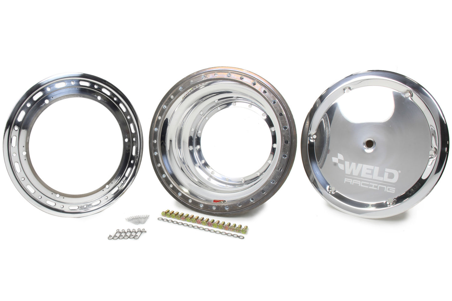 Weld Racing WELP857-5954-6 Outer Wheel Half 15x9.25 Bead-Loc w/Cover