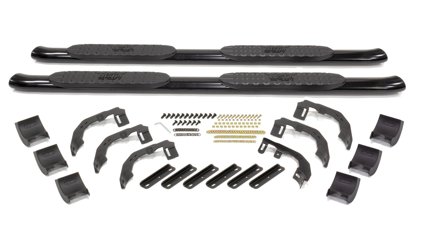 Westin WES21-24095 Pro Traxx 4in Step Bars 19- RAM 1500 Quad Cab