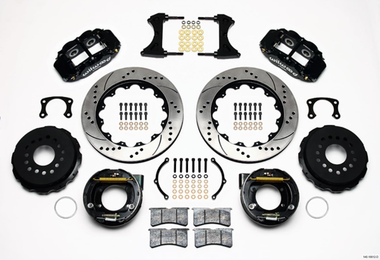 Wilwood WIL140-10012-D Rear Brake Kit Big Ford New Style w/Parking Brk