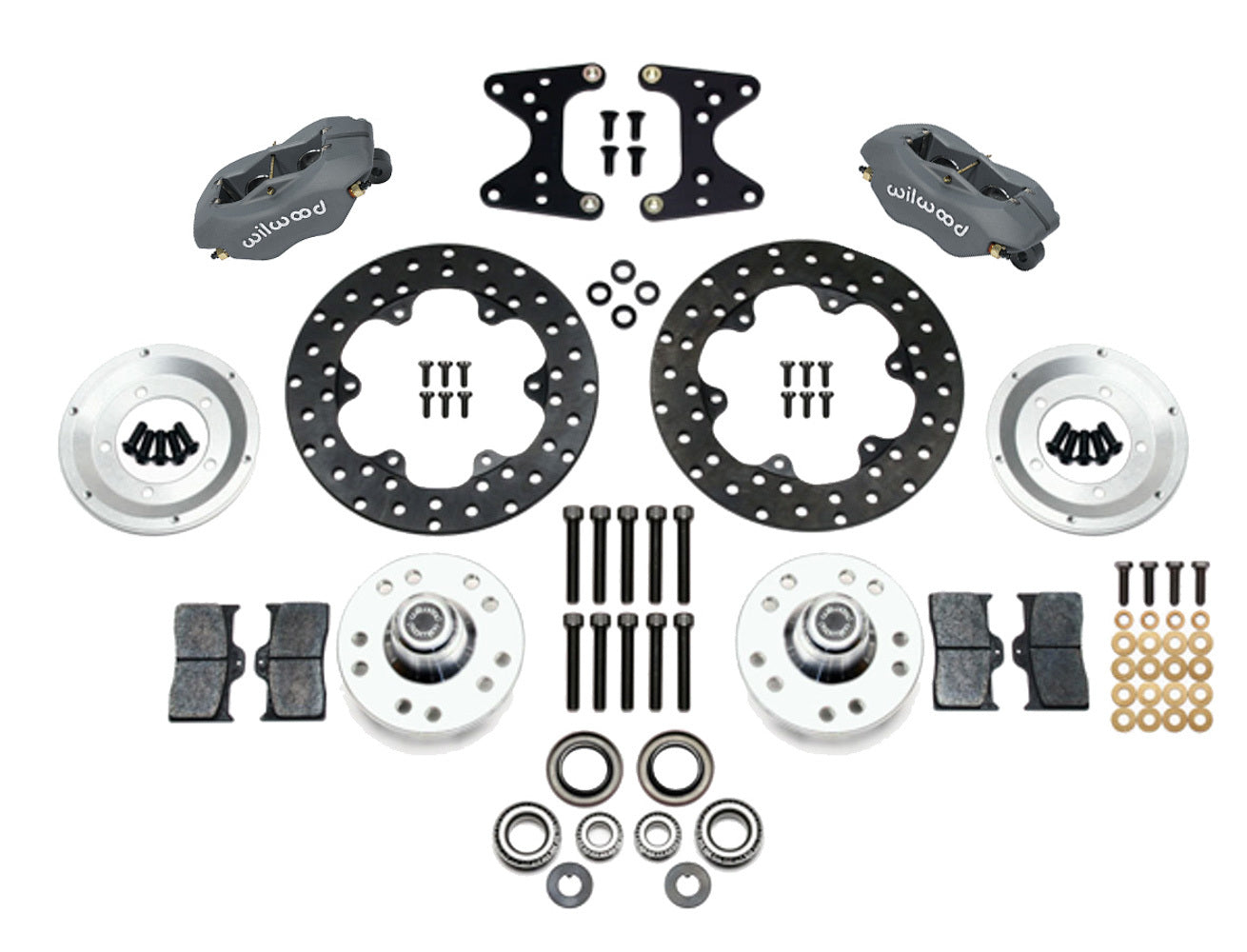 Wilwood WIL140-1013-BD MD Drag Front Brake Kit Mustang II/Pinto