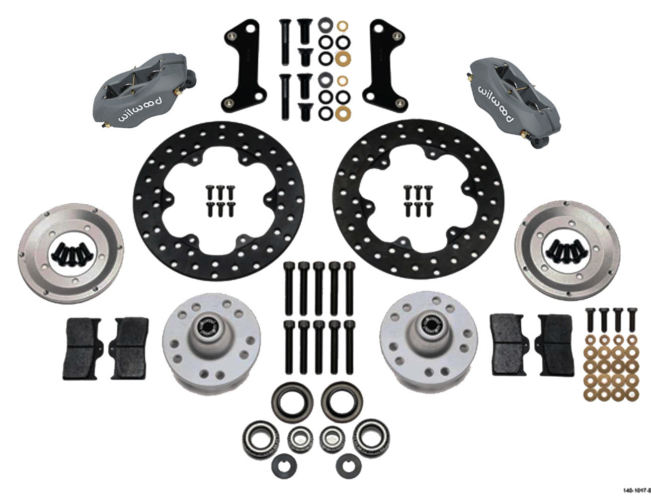 Wilwood WIL140-1017-BD MD Drag Front Brake Kit GM