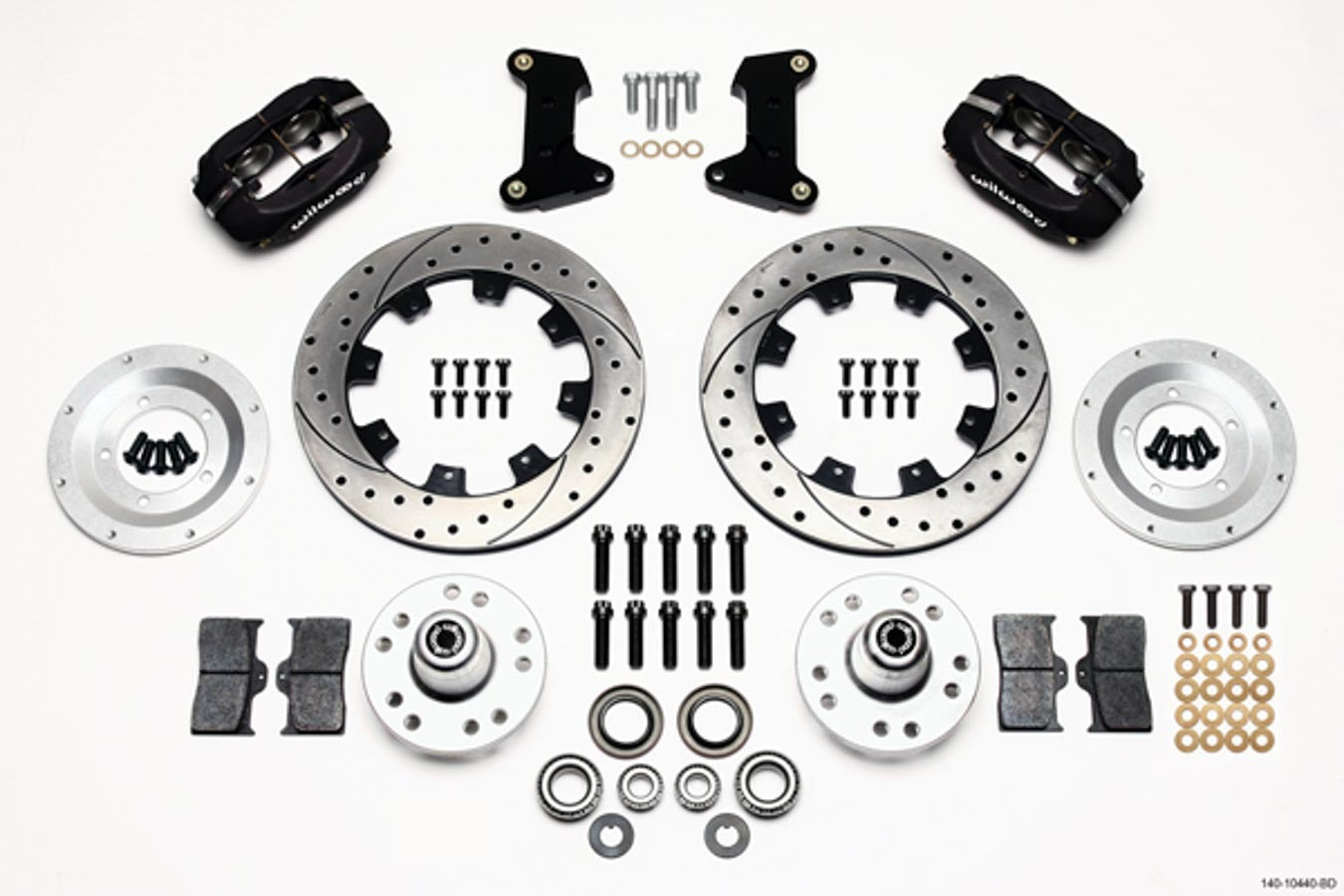 Wilwood WIL140-10440-BD Front Disc Brake Kit 74-78 Pinto/Mustang