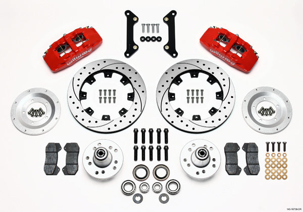Wilwood WIL140-10738-DR Brake Kit Dynapro Camaro 70-78 6 Piston 12.19in