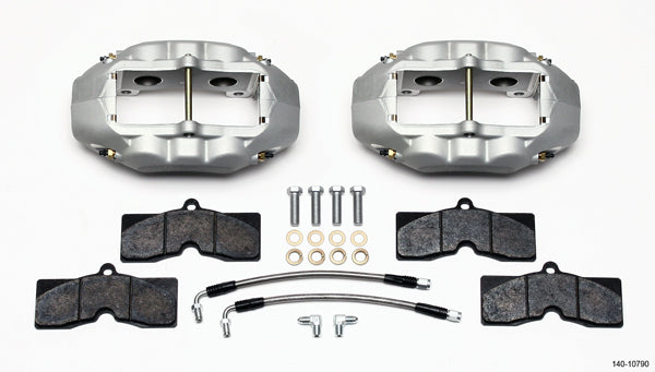 Wilwood WIL140-10790 Rear Brake Kit 65-82 Corvette Clear Anodized