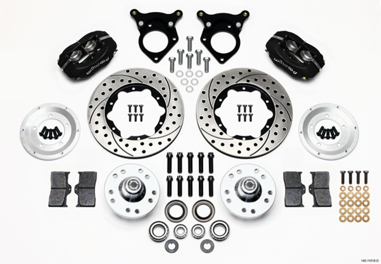 Wilwood WIL140-11018-D P/S Front Kit 87-93 Mustang 10.75in Rotor