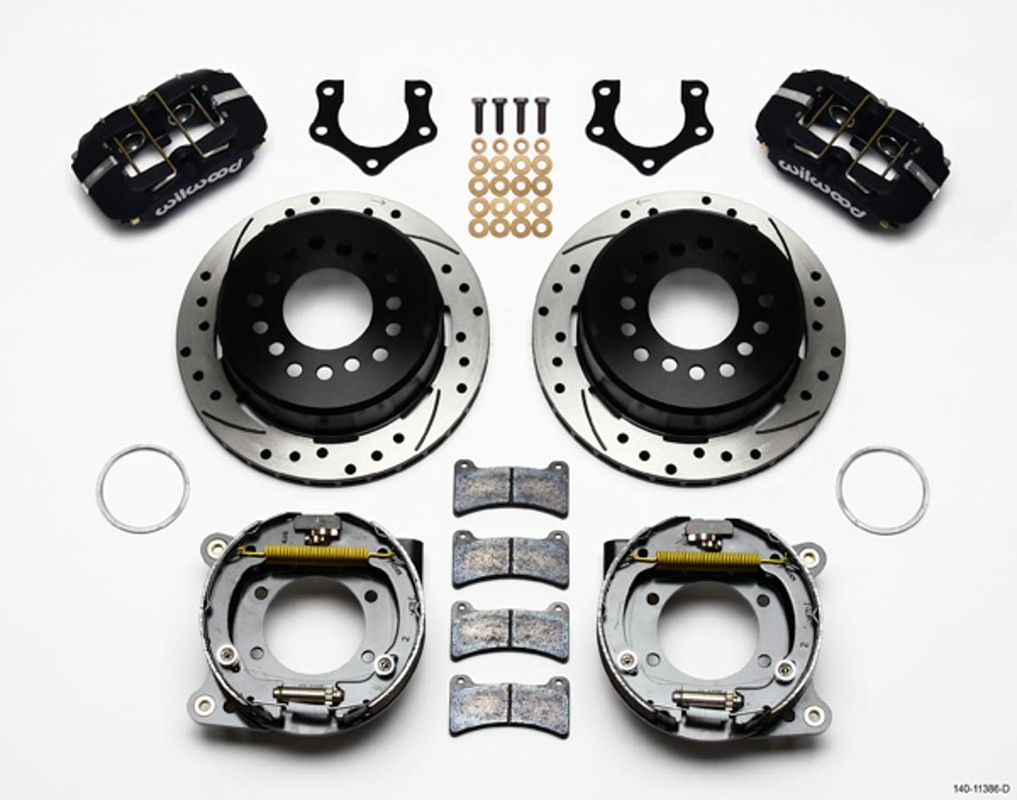 Wilwood WIL140-11386-D Rear Brake Kit Dynapro Mopar/Dana w/PB