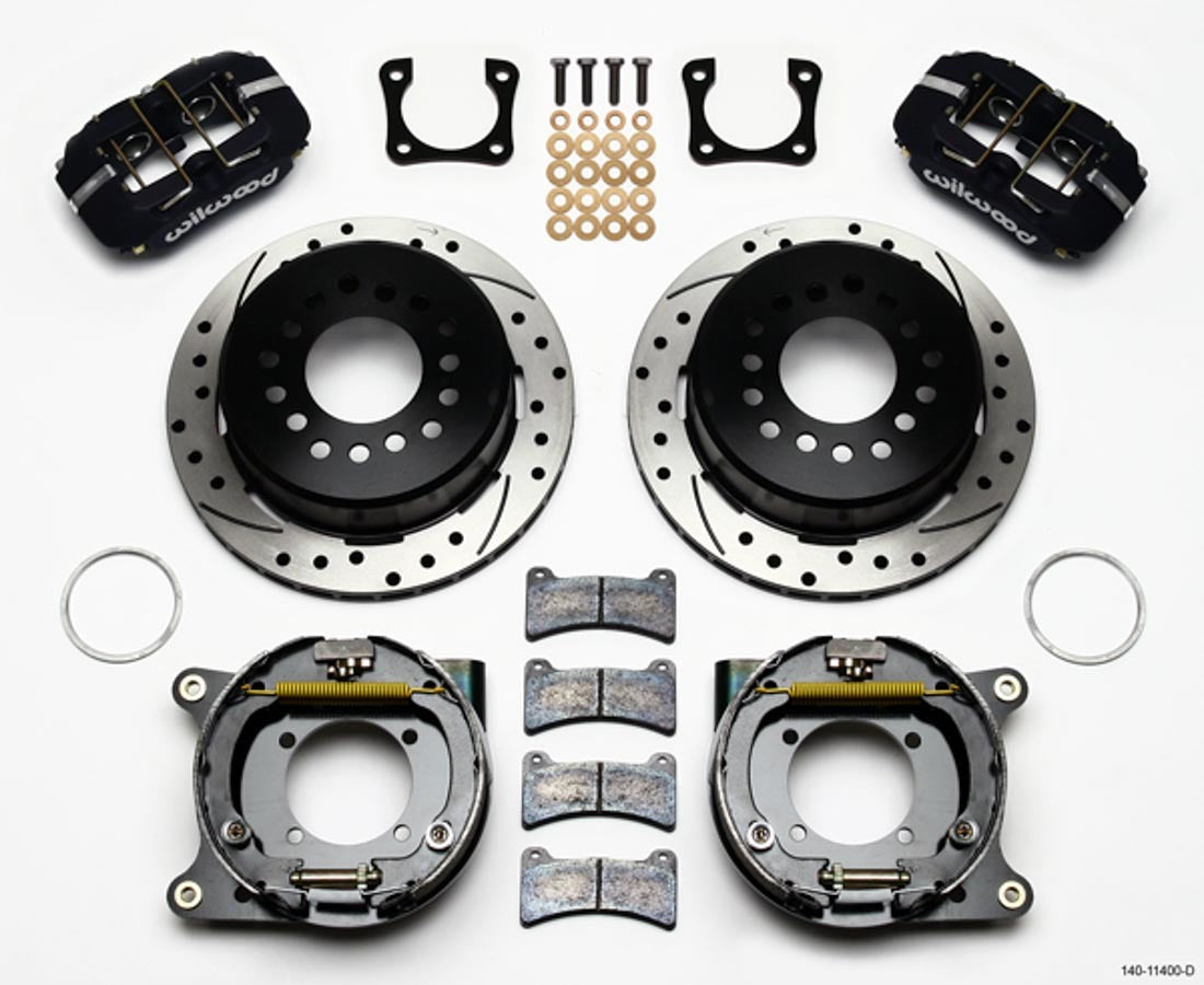 Wilwood WIL140-11400-D Rear Disc Brake Kit Drum 12 Bolt Special
