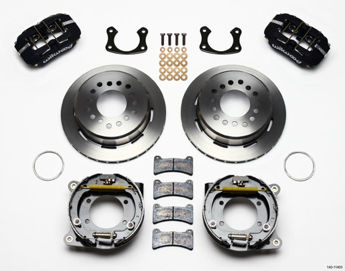Wilwood WIL140-11403 Rear Disc Brake Kit Sml. Ford w/Parking Brake