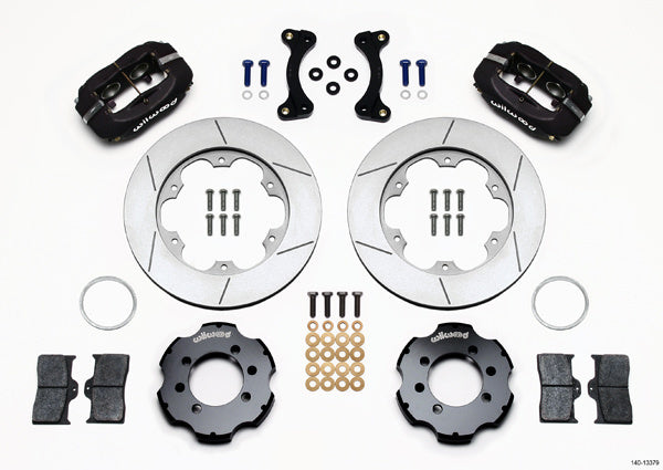 Wilwood WIL140-13379 Front Disc Brake Kit Blk 90-05 Miata 11.00 GT