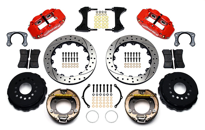 Wilwood WIL140-13677-DR Brake Kit Big Ford Rear New Style 2.5in Offset