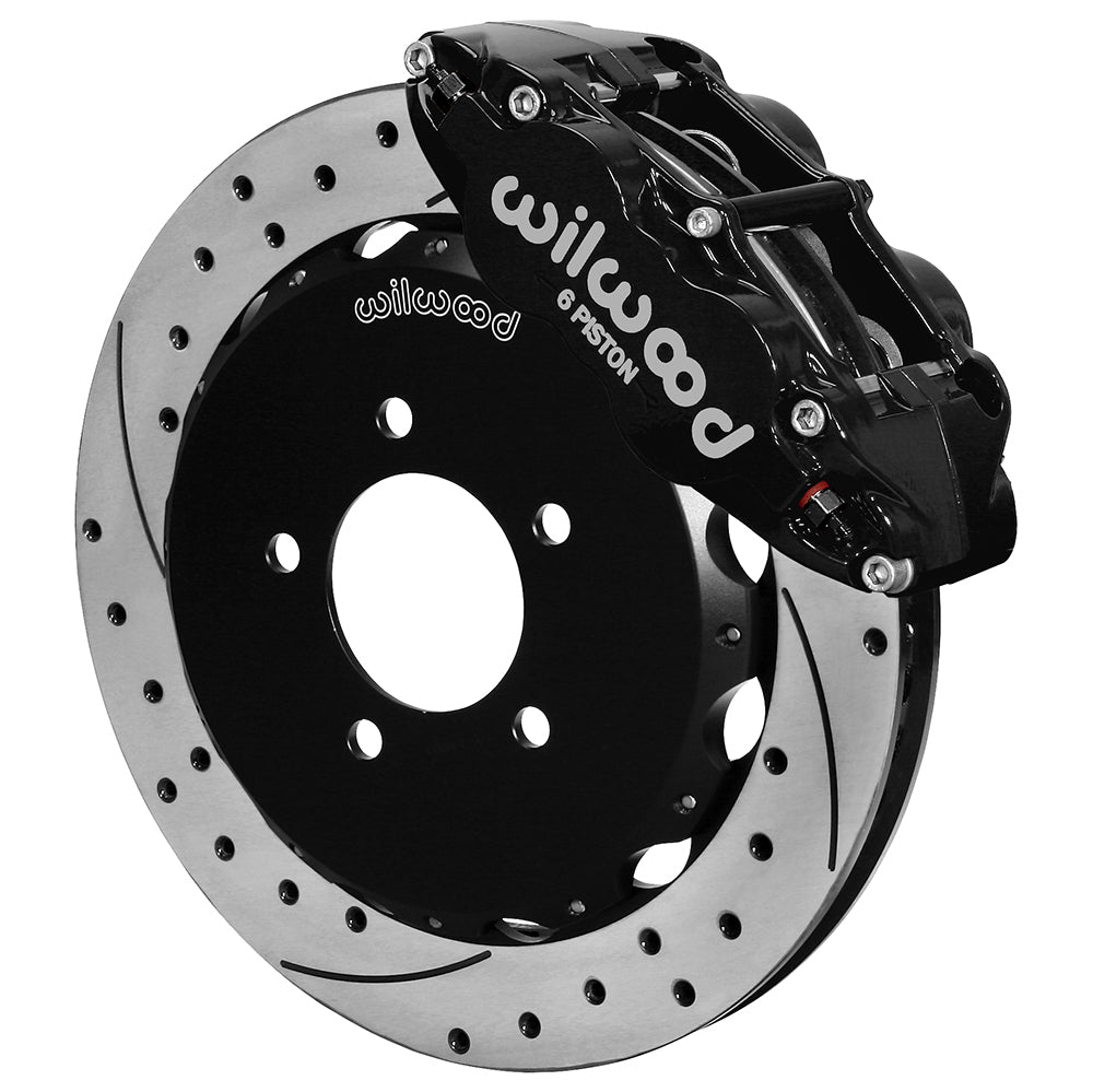 Wilwood WIL140-16847-D Brake Kit Front Honda Civic 13+ Drilled Black