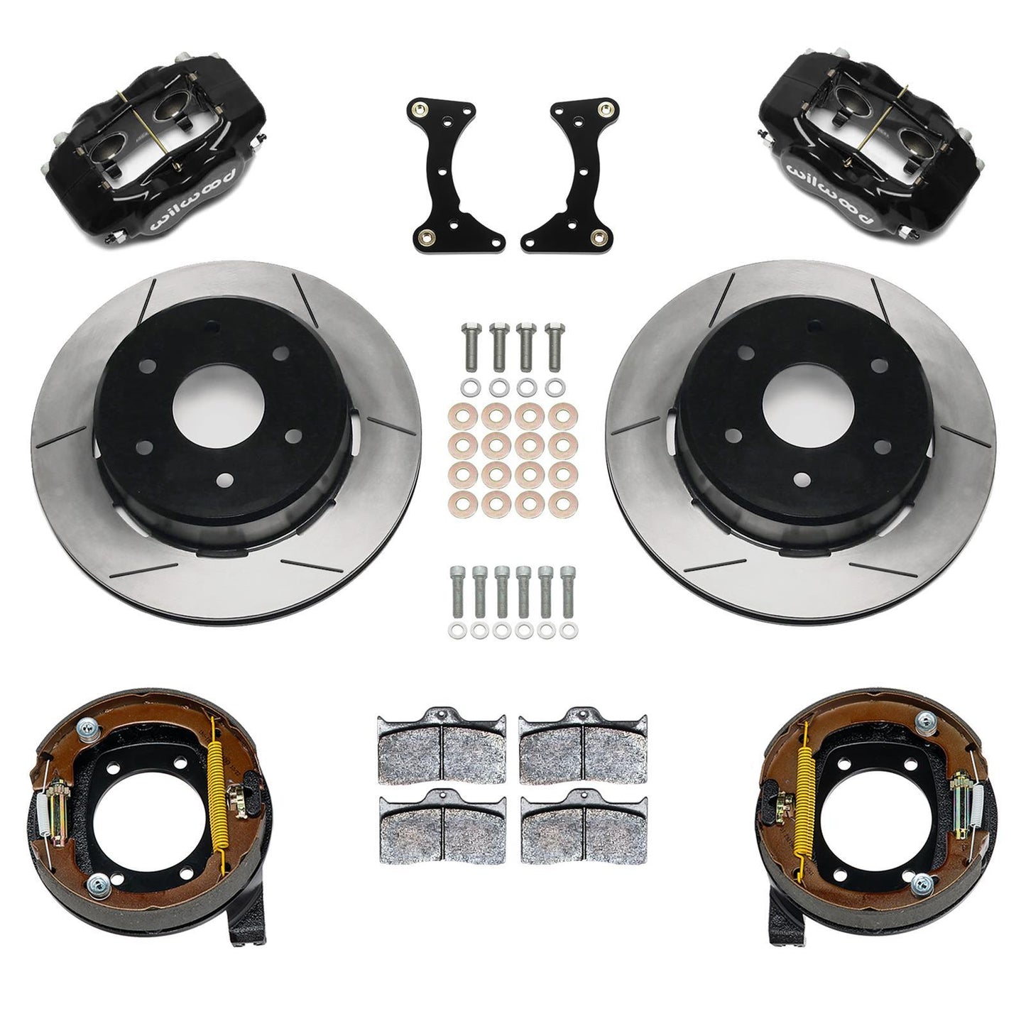 Wilwood WIL140-18158 Rear Brake Kit Disc/Drum BLazer 71-91 FDLI