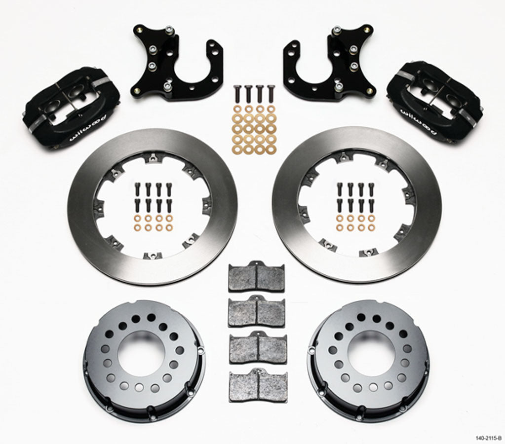 Wilwood WIL140-2115-B P/S Rear Disc Kit Big Ford 2.36in