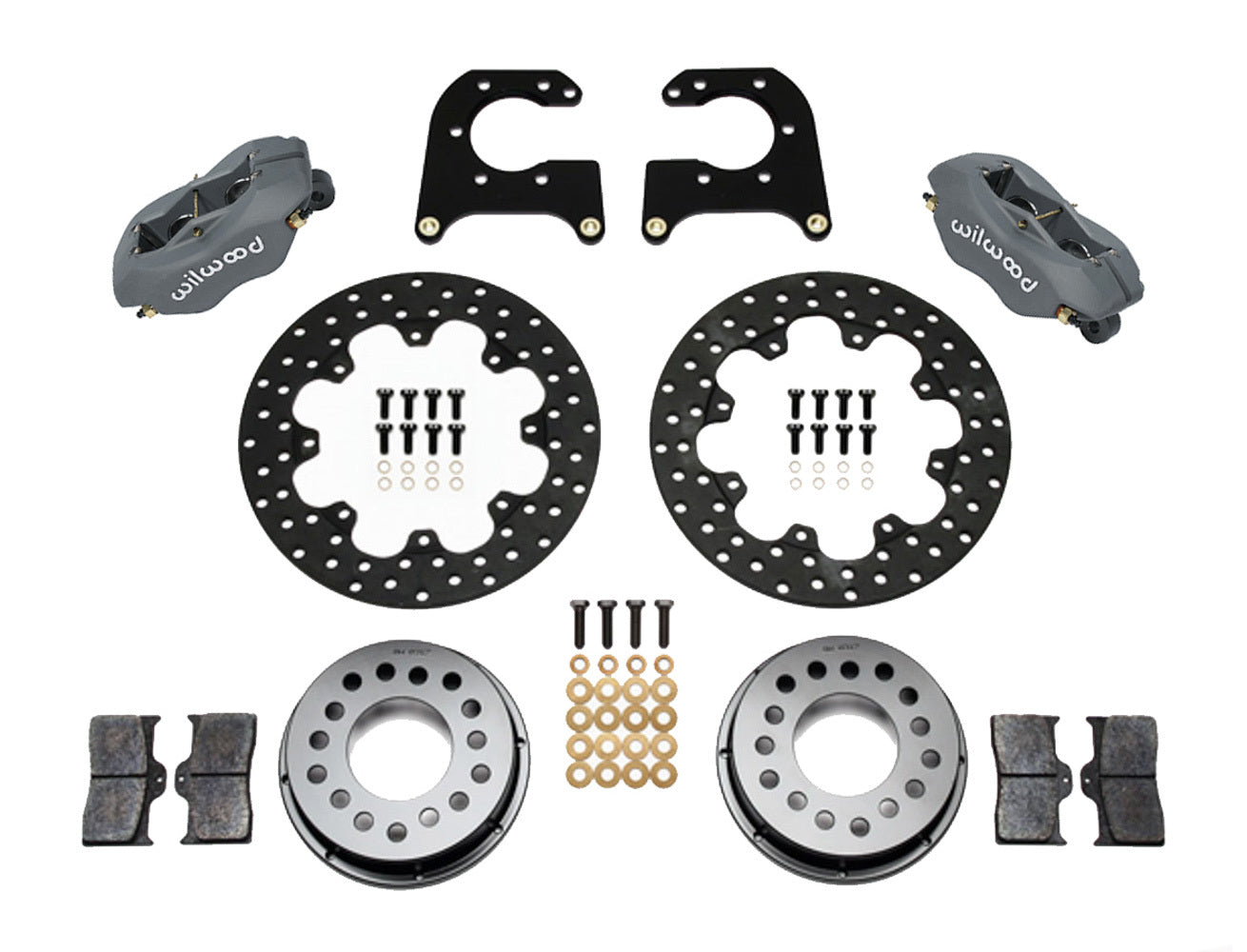 Wilwood WIL140-2119-BD Drag Rear Disc Brake Kit New Big Ford